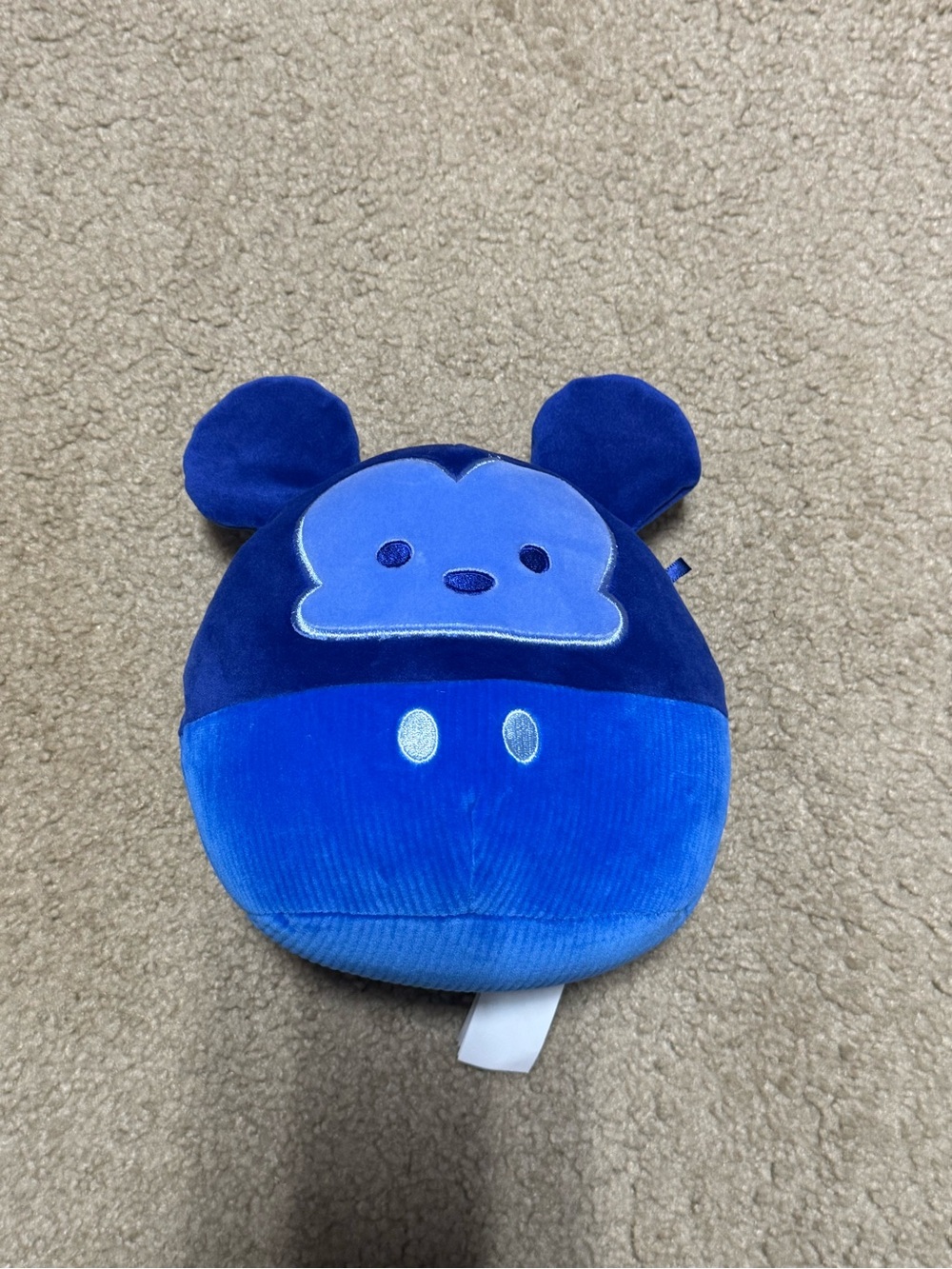Squishmallows Blue Plush Mickey-Style Character